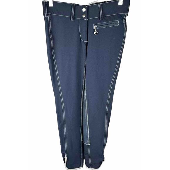 Goode Rider Navy Equestrian Riding Pants USA 26 - Picture 1 of 16